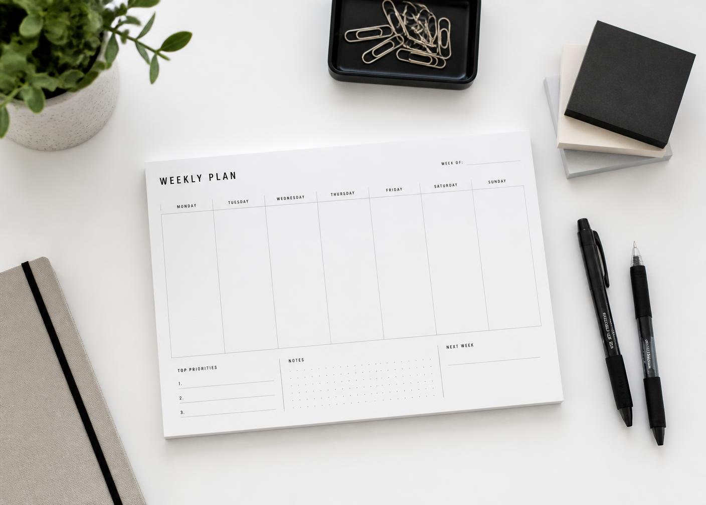 The five-minute version of a workspace overhaul.